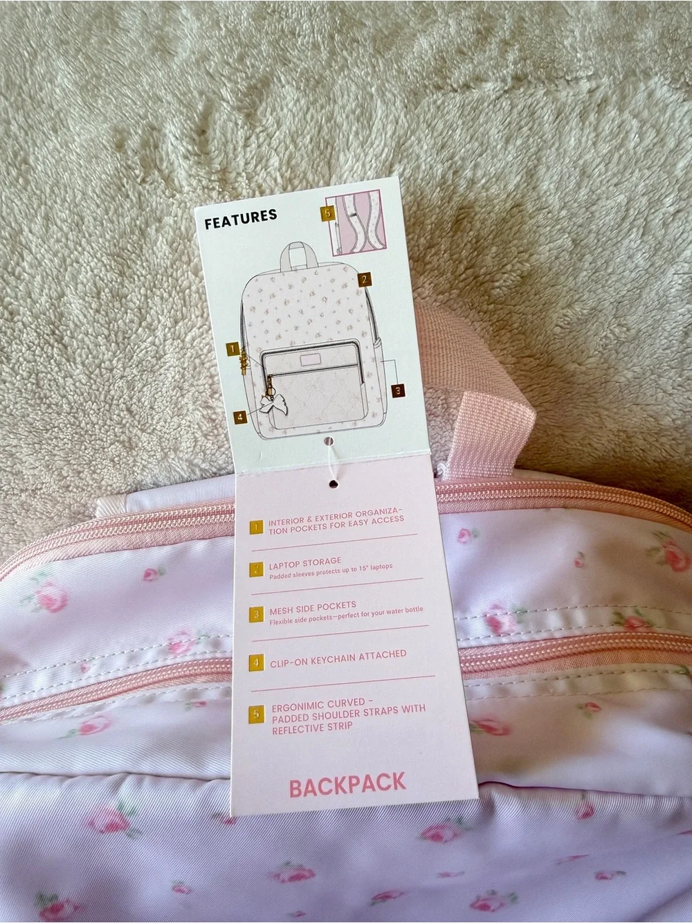 🌸 Love Shack Fancy X TARGET YOOBI BACKPACK BLOOMING HEIRLOOM DITSY 🌸